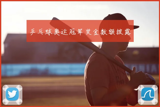乒乓球奥运冠军奖金数额披露
